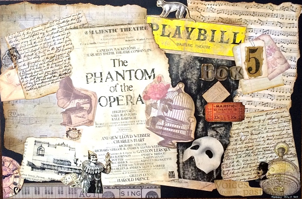 The Phantom of the Opera Collage Art
